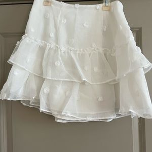 Selfie Leslie Pom Pom Skirt